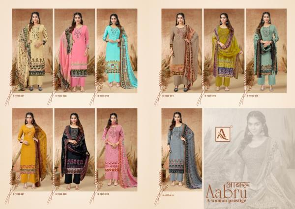 Alok Aabru 4 Festive Wear Designer Cotton Dress Material Collection